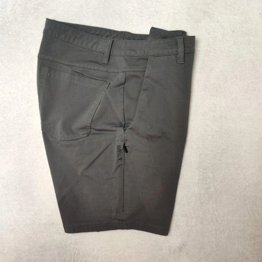 BYLT Shorts Mens 36 Gray 8
